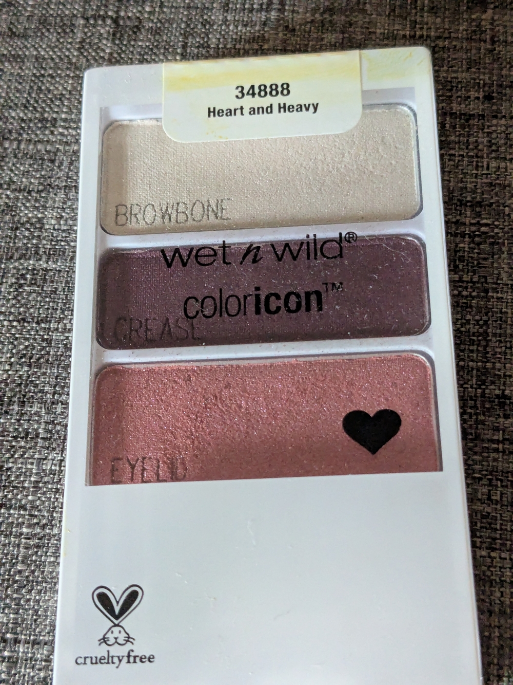 Never Open Limited Edition Wet n Wild Color Icon Eyeshadow Trio - Heart & Heavy